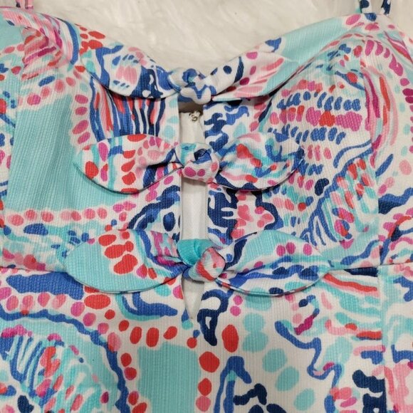 Lilly Pulitzer  Shell Me About It Petra Sundress  Mini Dress Women's Size XS - Picture 6 of 14